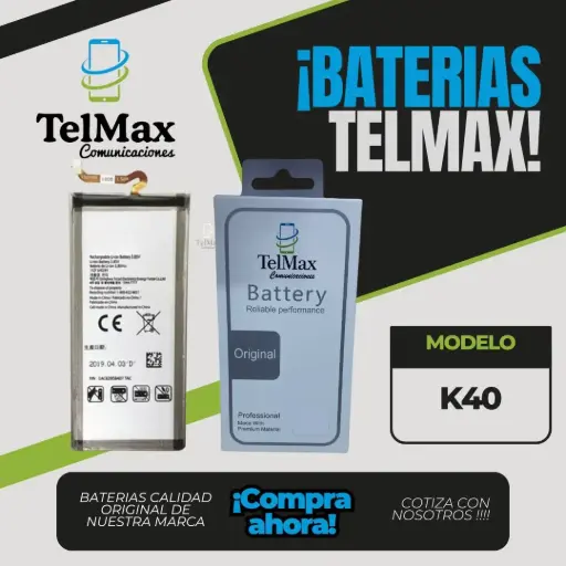 BATERIA PARA LG K40/ G7 THINQ/ Q7