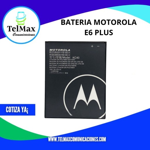 BATERIA MOTO E6 PLUS