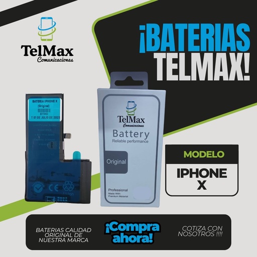 BATERIA IPHONE X 