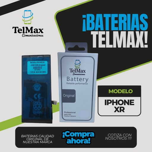 BATERIA IPHONE XR (CON FLEX)