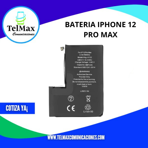 BATERIA IPHONE 12 PRO MAX