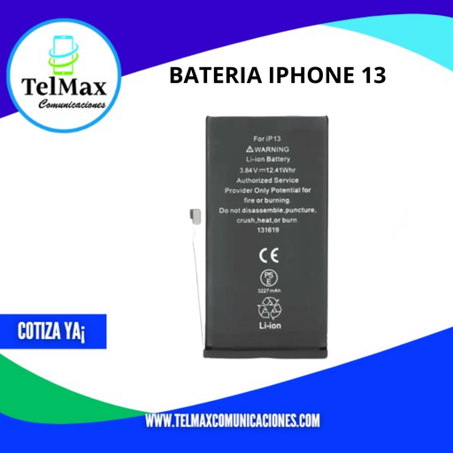 BATERIA IPHONE 13 (CON FLEX)