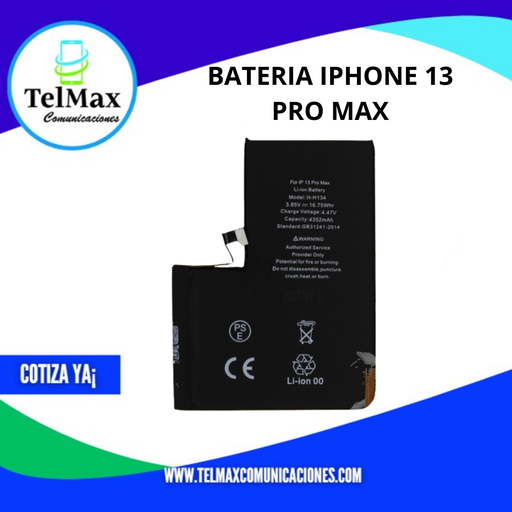 BATERIA IPHONE 13 PRO MAX (CON FLEX)