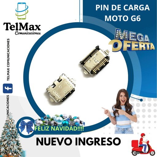[PCMG6] PIN DE CARGA MOTO G6/G6 PLUS/XT1925