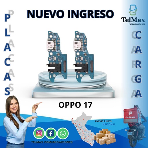 [PCOA17] PLACA DE CARGA OPPO A17