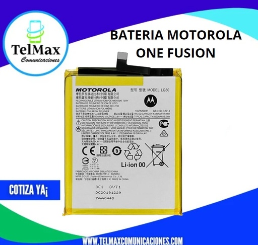 [BTMOFA] BATERIA MOTOROLA ONE FUSION
