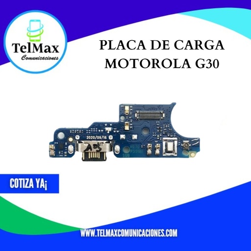 [PCMG30] PLACA DE CARGA PARA MOTO G30
