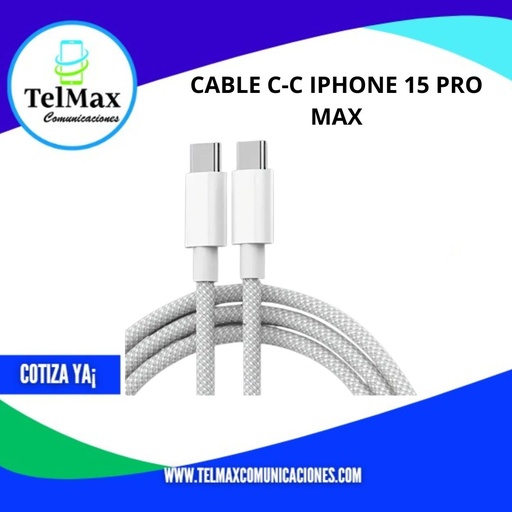 [CUSBI15PM] CABLE C-C PARA 15 PRO MAX