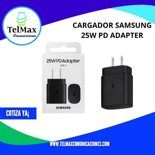 [CS25WPDA] CARGADOR PARA SAM 25W PD ADAPTER