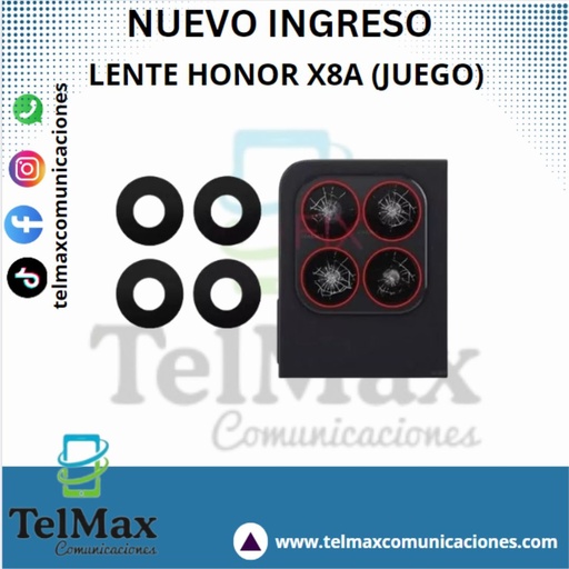 [LHX8AJ] LENTE HONOR X8A (JUEGO DE 4)
