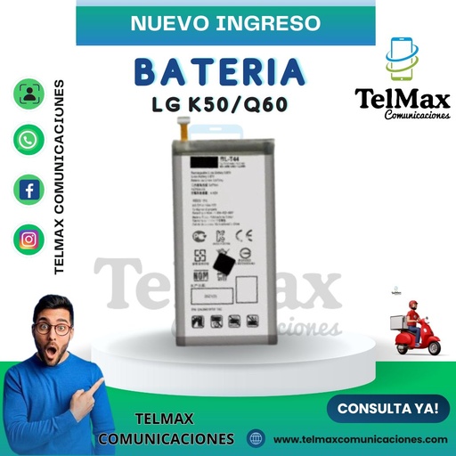 [BLGK40S] BATERIA LG k50/ Q60/ K40S (AAA)