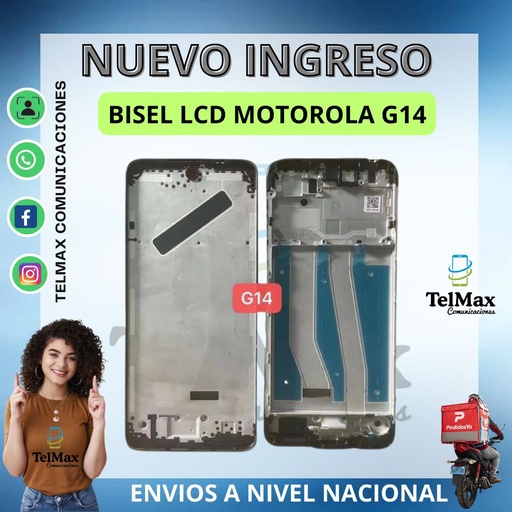 [BLMG14] BISEL LCD PARA MOTO G14