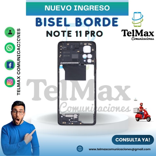 BISEL BORDE PARA XIA NOTE 11 PRO