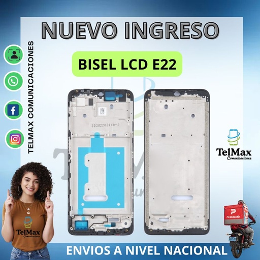 [BLME22] BISEL LCD PARA MOTO E22