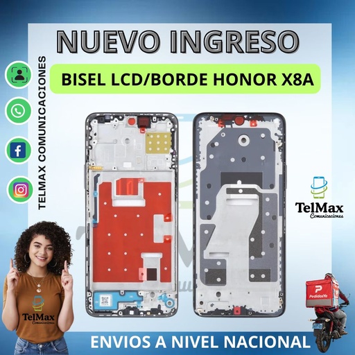 BISEL LCD/BORDE HONOR X8A