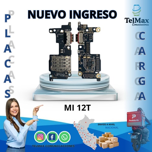 [PCXM12T] PLACA DE CARGA PARA XIA MI 12T