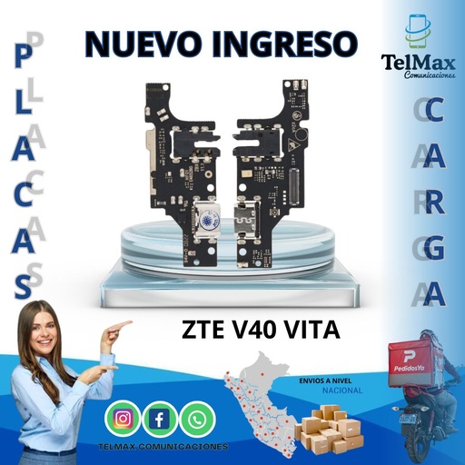 [PCZTEV40V] PLACA DE CARGA ZTE V40 VITA