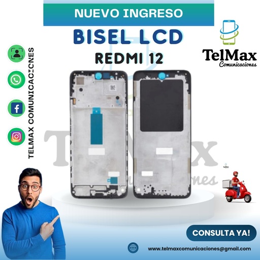 [BLCDXR12] BISEL LCD XIAOMI REDMI 12