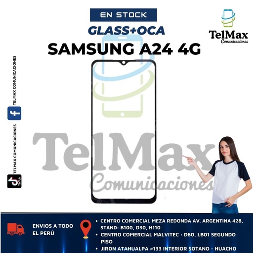 [GSA244G] GLASS PARA SAM A24 4G