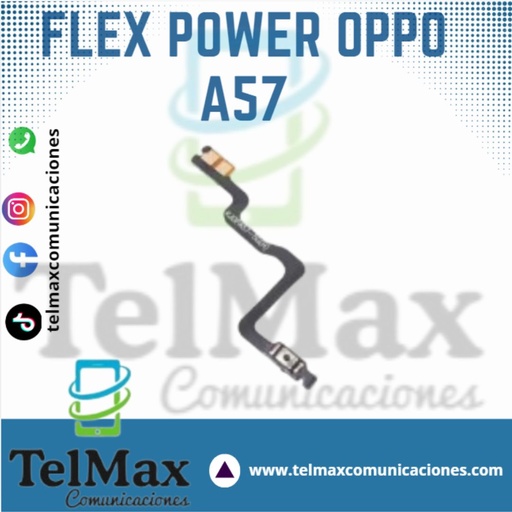 [FPOA57] FLEX DE POWER PARA OPPO A57 4G