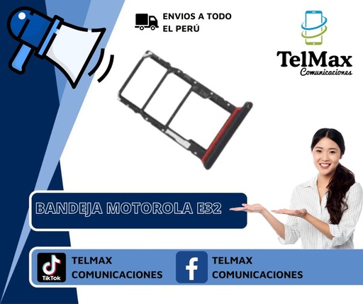 [BME32] BANDEJA PARA MOTO E32