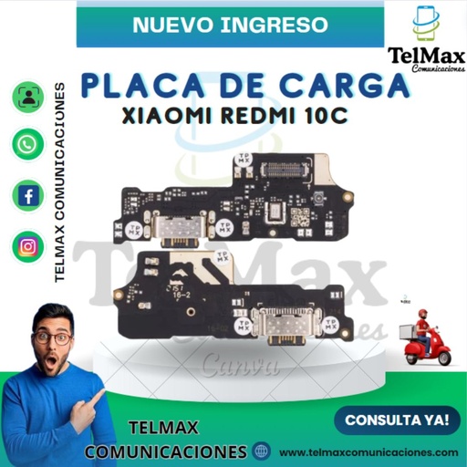 [PCXR10C] PLACA DE CARGA PARA XIA REDMI 10C