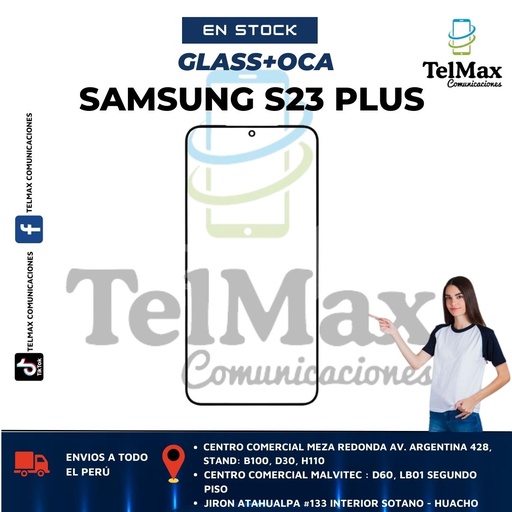 [GSS23P] GLASS PARA SAM S23 PLUS