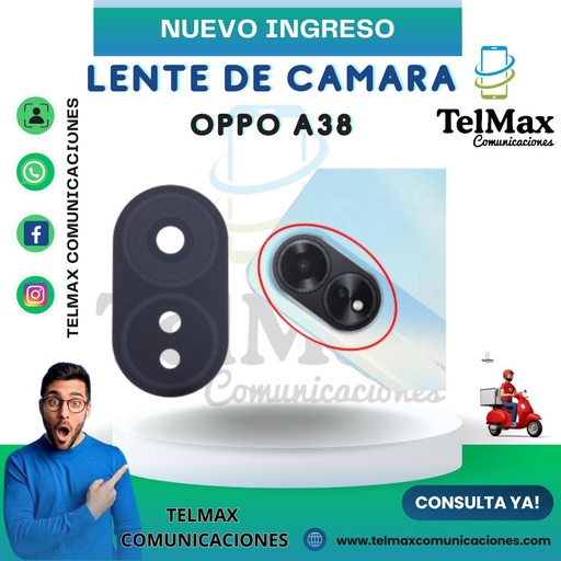 [LOPPA38] LENTE PARA OPPO A38