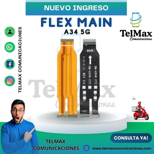 [FMSA345G] FLEX MAIN PARA SAM A34 5G