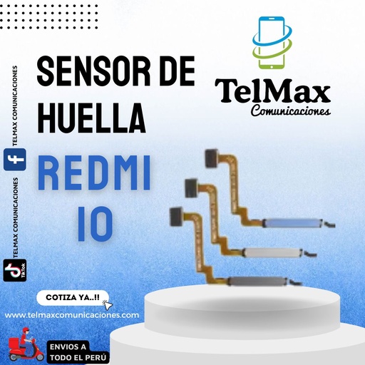[SHR10A] SENSOR DE HUELLA PARA XIA REDMI 10