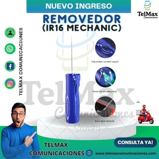 [REMIR16] REMOVEDOR ELECTRICO MECHANIC IR16