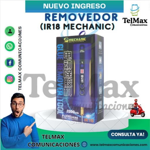 [REMIR18] REMOVEDOR ELECTRICO MECHANIC IR18