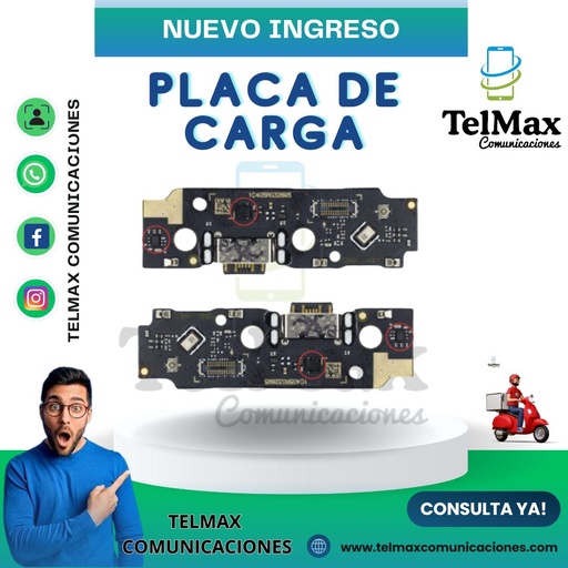 [PCXRA3] PLACA DE CARGA PARA XIA REDMI A3