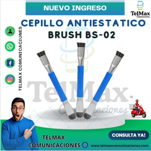[CADYOB02] CEPILLO ANTIESTATICO DOBLE YOUKILO ON BRUSH BS-02