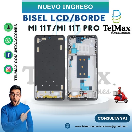 [BXM11TP] BISEL LCD BORDE PARA XIA MI 11T/ MI 11T PRO