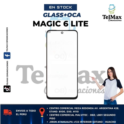 [GM6L] GLASS PARA HONOR MAGIC 6 LITE/ X9B