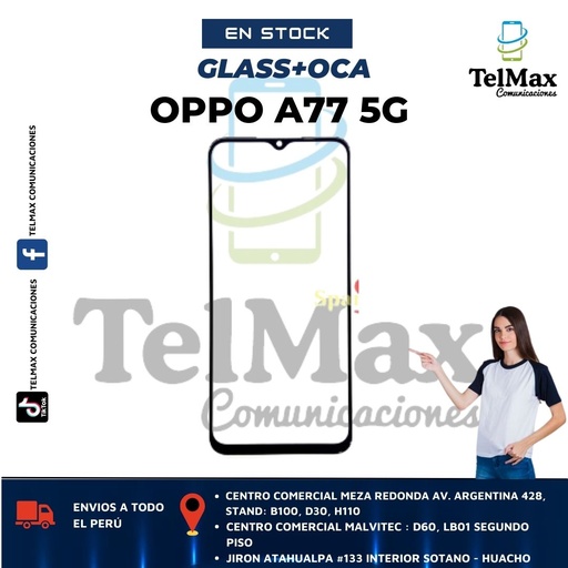 [GOA775G] GLASS PARA OPPO A77 5G