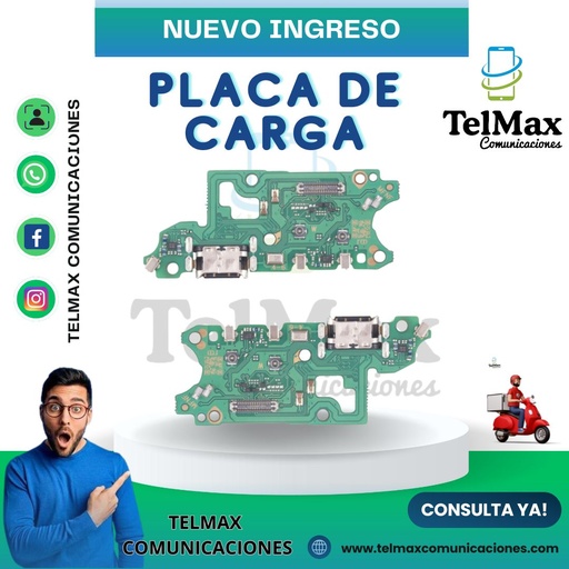 [PCHHX8B] PLACA DE CARGA PARA HONOR X8B (Original)