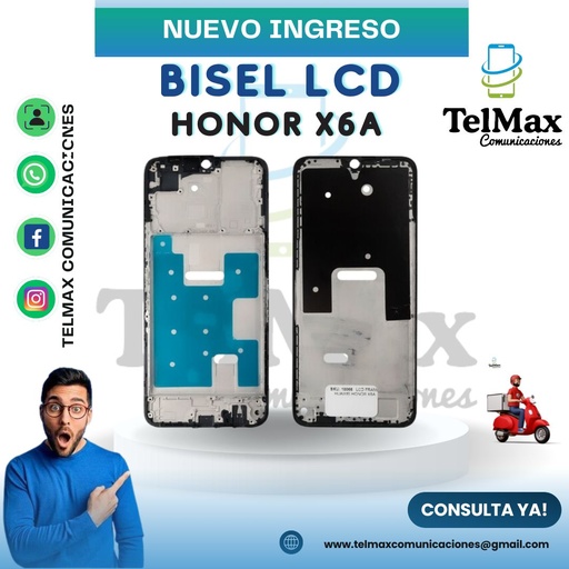 [BLCDHX6A] BISEL LCD PARA HONOR X6A