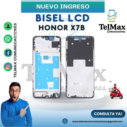 [BLCDHX7B] BISEL LCD PARA HONOR X7B