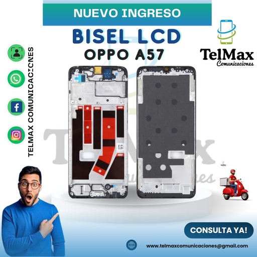 [BLCDOA57] BISEL LCD PARA OPPO A57