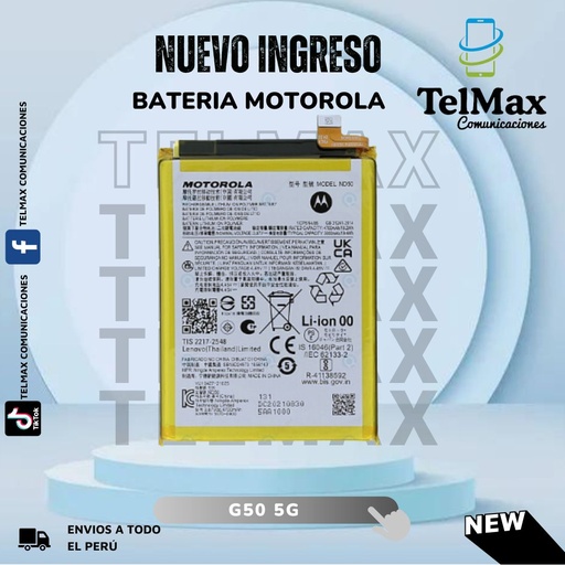 BATERIA MOTOROLA G50 5G (MS50)