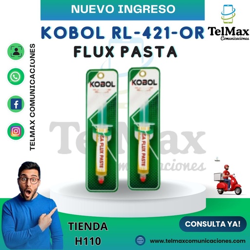 [FPKRL421] FLUX PASTA KOBOL RL-421-OR