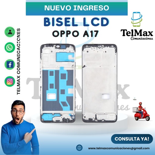 [BLCDOA17] BISEL LCD PARA OPPO A17