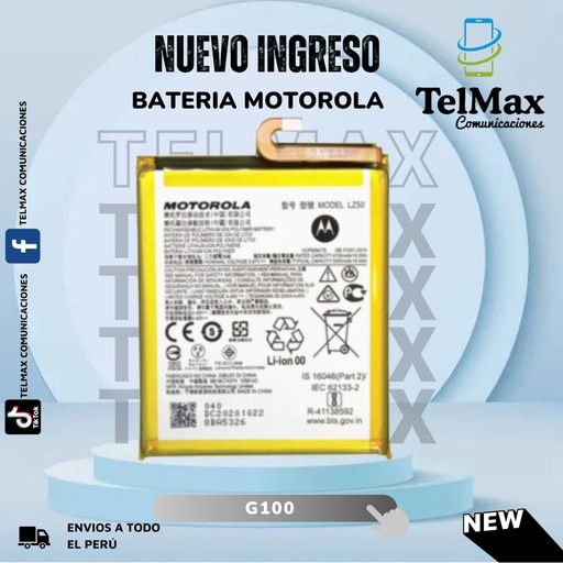 [BMG100] BATERIA MOTOROLA G100