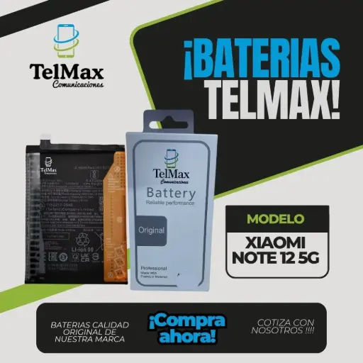 [BXN12O] BATERIA PARA XIA NOTE 12 5G (BN5J)(Original)