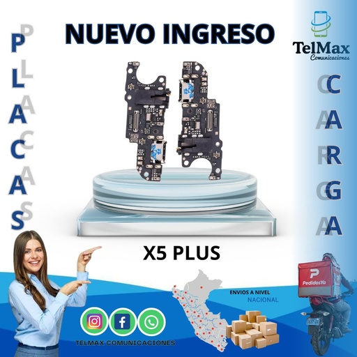 [PCHX5P] PLACA DE CARGA PARA HONOR X5 PLUS