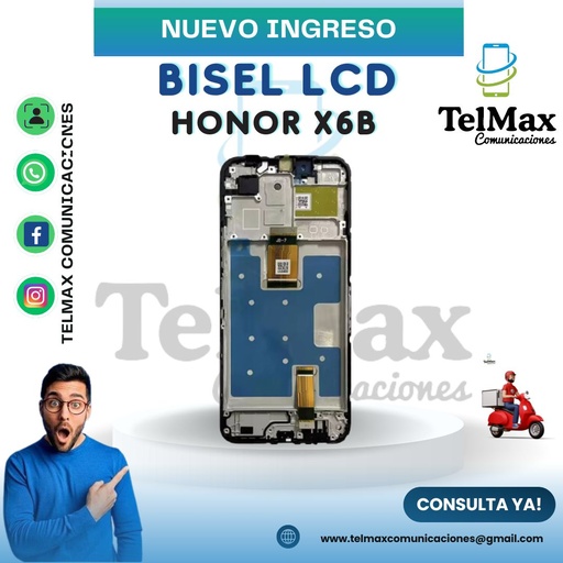[BLCDHX6B] BISEL LCD PARA HONOR X6B