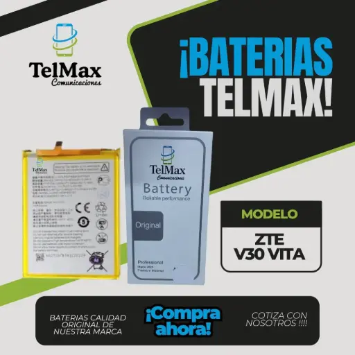 [BTZV30VO] BATERIA PARA ZTE V30 VITA/ V20 SMART/ BLADE V30/ A460 (ORIGINAL)