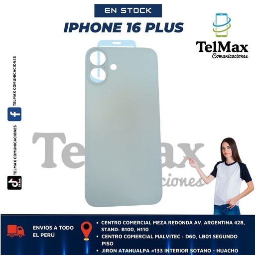 TAPA IPHONE 16 PLUS